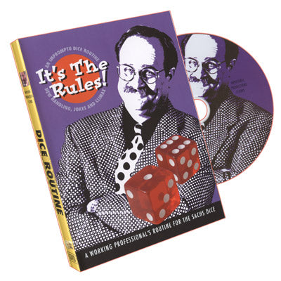 It's The Rules (DICE ROUTINE) de Bob Sheets - DVD