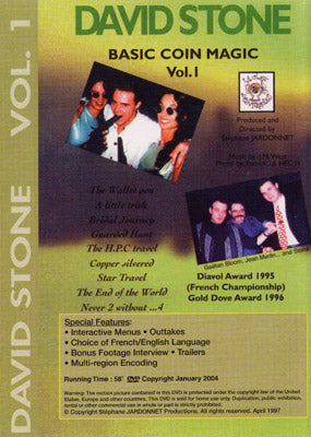 Basic Coin Magic - Vol.1 por David Stone - DVD