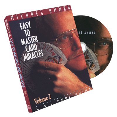 Easy to Master Card Miracles Volumen 2 (DVD y Gimmicks) por Michael Ammar - DVD