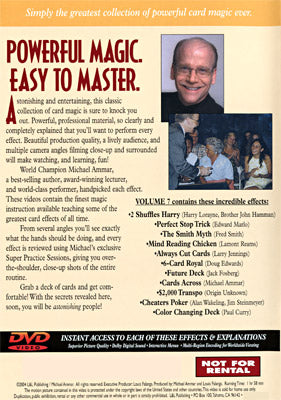 Easy to Master Card Miracles Volumen 7 por Michael Ammar - DVD