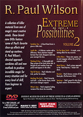 Extreme Possibilities Volume 2 by R. Pa