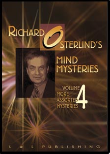 Mind Mysteries Vol 4 (Más misterios variados) de Richard Osterlind - DVD