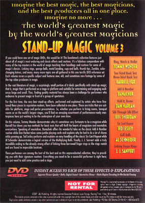 La magia más grande del mundo: Stand-Up Magic Volumen 3 - DVD 