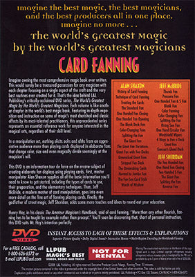 La magia más grande del mundo: Magia de abanico de cartas - DVD 