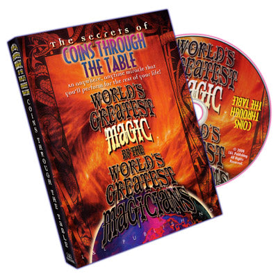 La magia más grande del mundo: Monedas a través de la mesa - DVD 