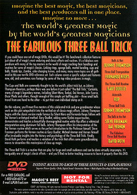 La magia más grande del mundo: Fabuloso truco de tres bolas - DVD 