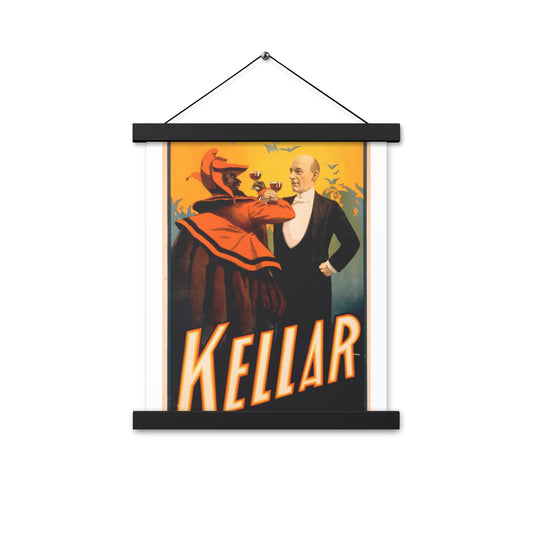 Póster Kellar con perchas