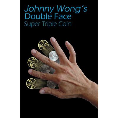 Double Face Super Triple Coin (con DVD) de Johnny Wong - Truco 