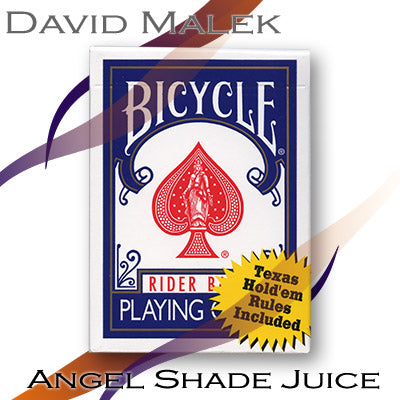 Marked Deck (Blue Bicycle Style, Angel Shade Juice) de David Malek - Truco