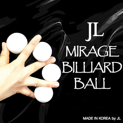 Bolas de Billar Mirage de JL (BLANCAS, 3 Bolas y Concha) - Truco 
