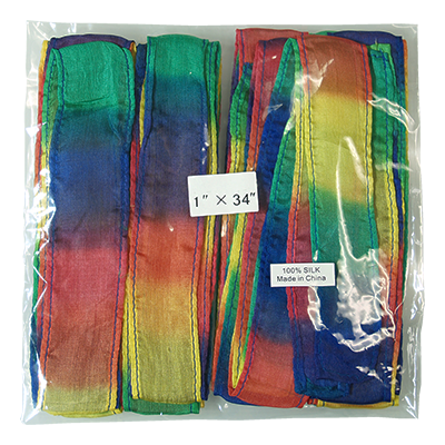 Thumb Tip Streamer paquete de 12 (1 pulgada x 34 pulgadas) por Magic by Gosh - Trucos