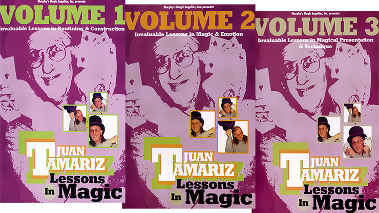 3 vol. Combo Juan Tamariz Lecciones de Magia video DESCARGAR