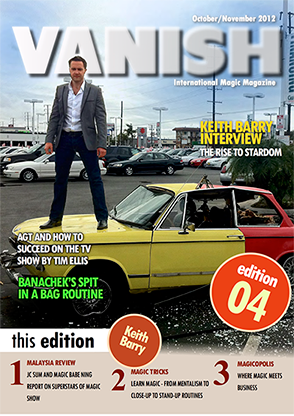 Revista VANISH Octubre/Noviembre 2012 - Keith Barry eBook DESCARGAR