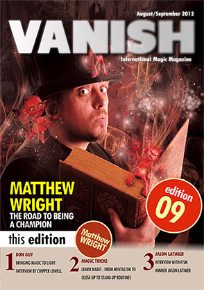 Revista VANISH Agosto/Septiembre 2013 - Libro electrónico de Matthew Wright DESCARGAR