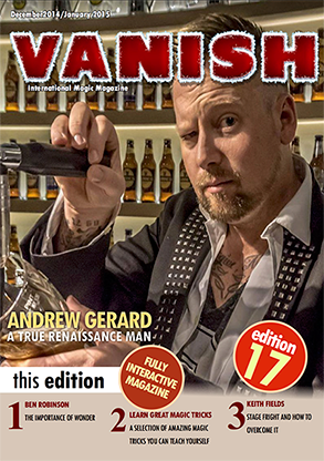 Revista VANISH Diciembre 2014/Enero 2015 - Andrew Gerard eBook DESCARGAR