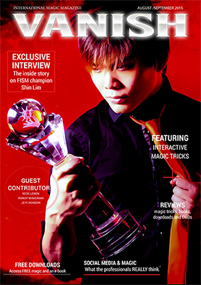 Revista VANISH Agosto/Septiembre 2015 - Shin Lim eBook DESCARGAR