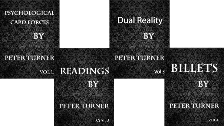 Juego de 4 volúmenes de lectura, palanquillas, realidad dual y fuerzas psicológicas de naipes de Peter Turner eBook DESCARGAR