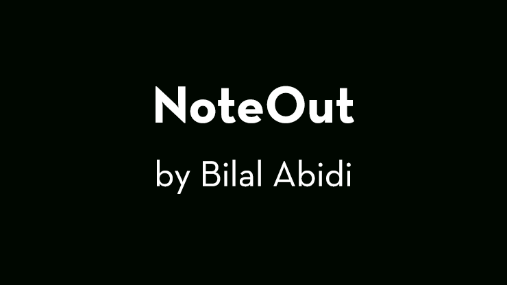 NoteOut de Bilal Abidi vídeo DESCARGAR