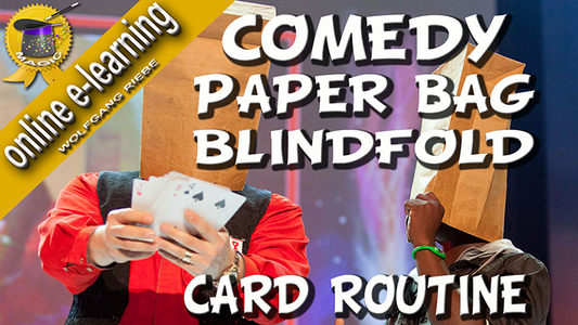 Comedy Paper Bag Blindfold Routine by Wolfgang Riebe video DOWNLOAD