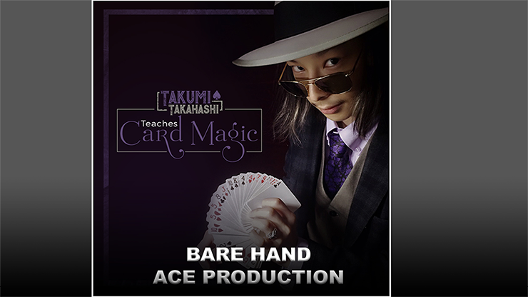 Takumi Takahashi enseña magia con cartas: video de producción de Bare Hand Aces DESCARGAR