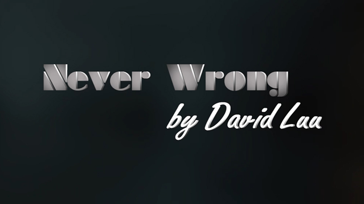 Never Wrong de David Luu DESCARGAR video