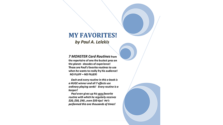 My Favorites! by Paul A. Lelekis eBook DOWNLOAD