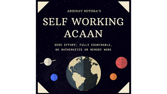 Self-Working ACAAN by Abhinav Bothra Mixed Media DOWNLOAD