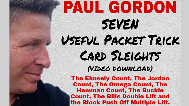 Seven Useful Packet Trick Card Sleights by Paul Gordon video DOWNLOAD