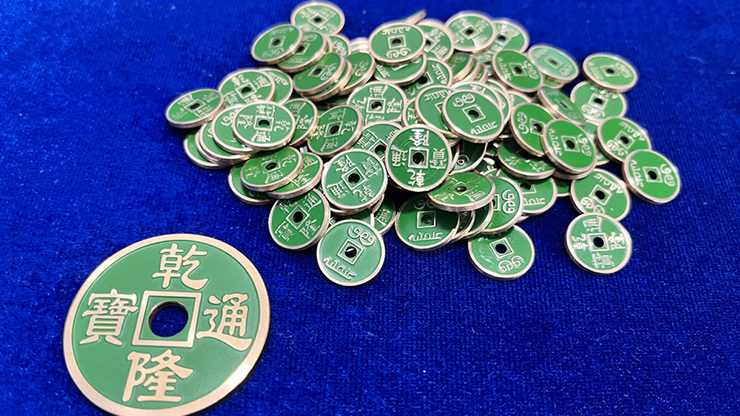 MINI CHINESE COIN GREEN by N2G - Trick