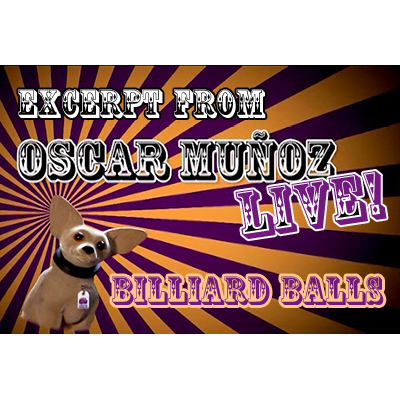 Bolas de Billar de Oscar Muñoz (Extracto de Oscar Muñoz Live) video DESCARGAR